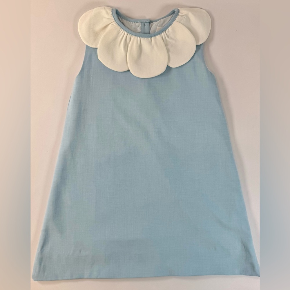 Cecil & Lou - Blue Petal Collar Dress Girls - Size 6
